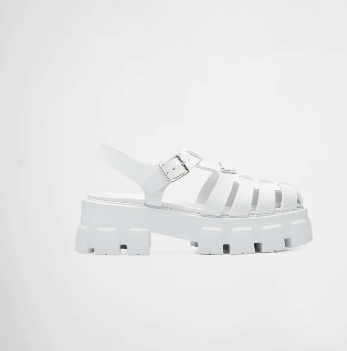 Prada Sandalias Monolith en goma